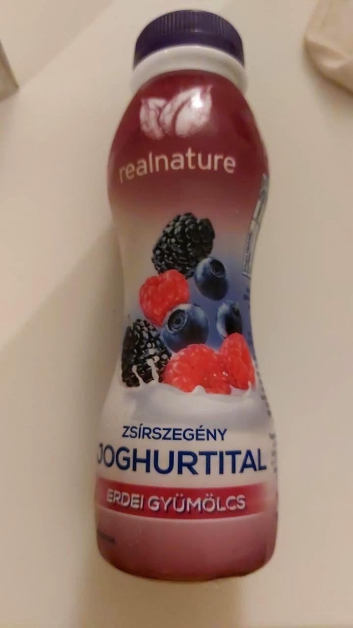 Képek - Real Nature Proxy zsírszegény erdei gyümölcs ízesítésű joghurtital 250 g