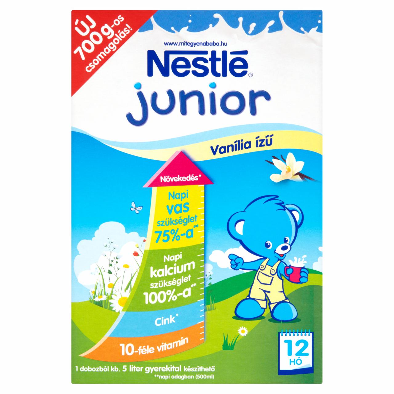 Képek - Nestlé Junior vanília ízű gyerekital 12 hónapos kortól 700 g
