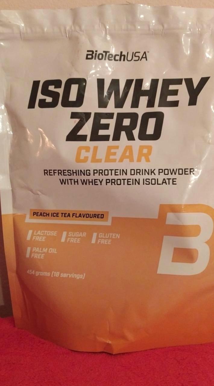 Képek - Iso whey zero clear Barackos ice tea BioTechUSA