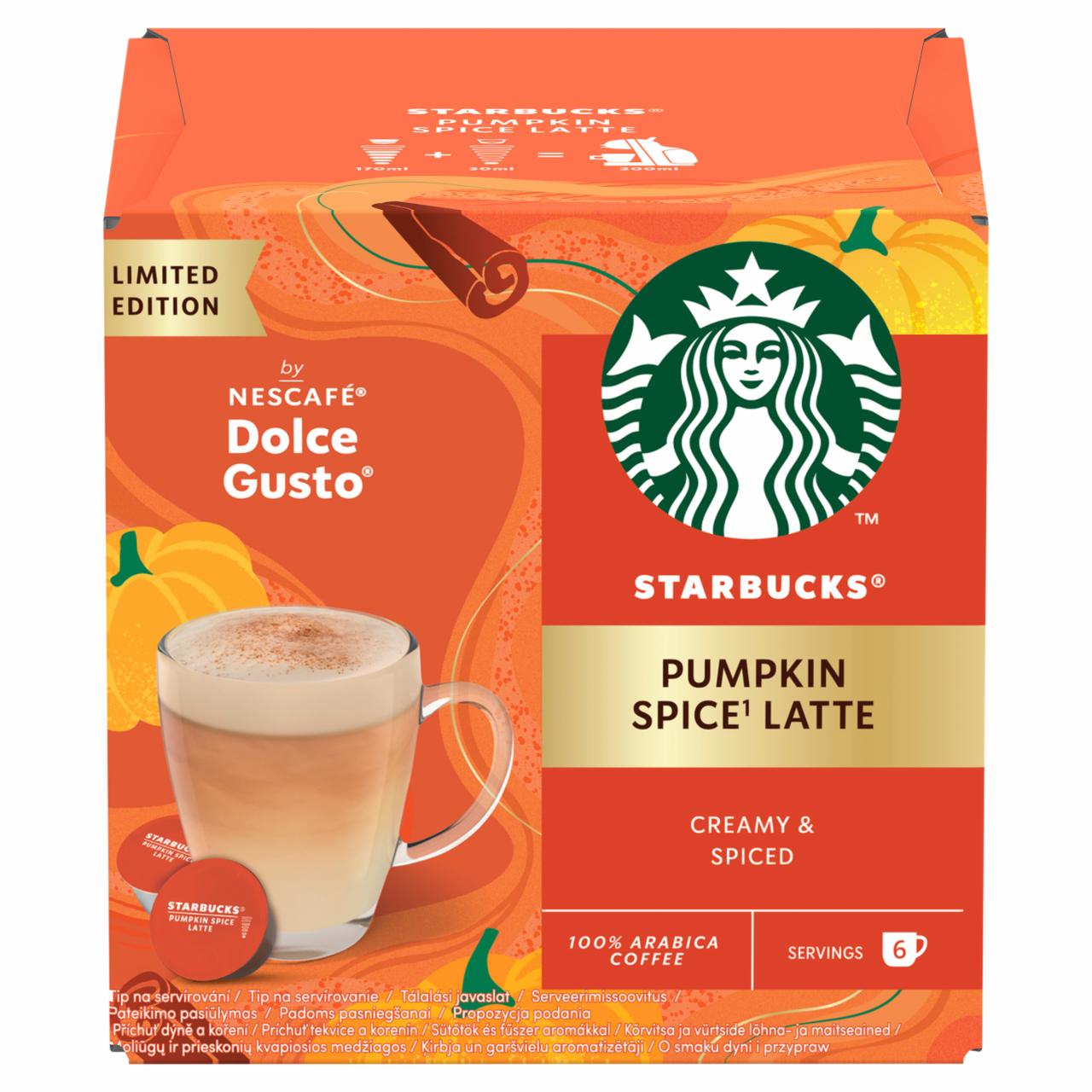 Képek - Starbucks by Nescafé Dolce Gusto Pumpkin Spice Latte kávé 12 kapszula 129 g