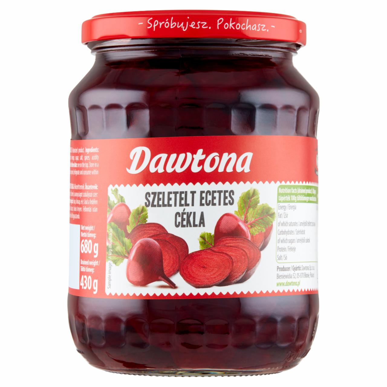 Képek - Dawtona szeletelt ecetes cékla 680 g