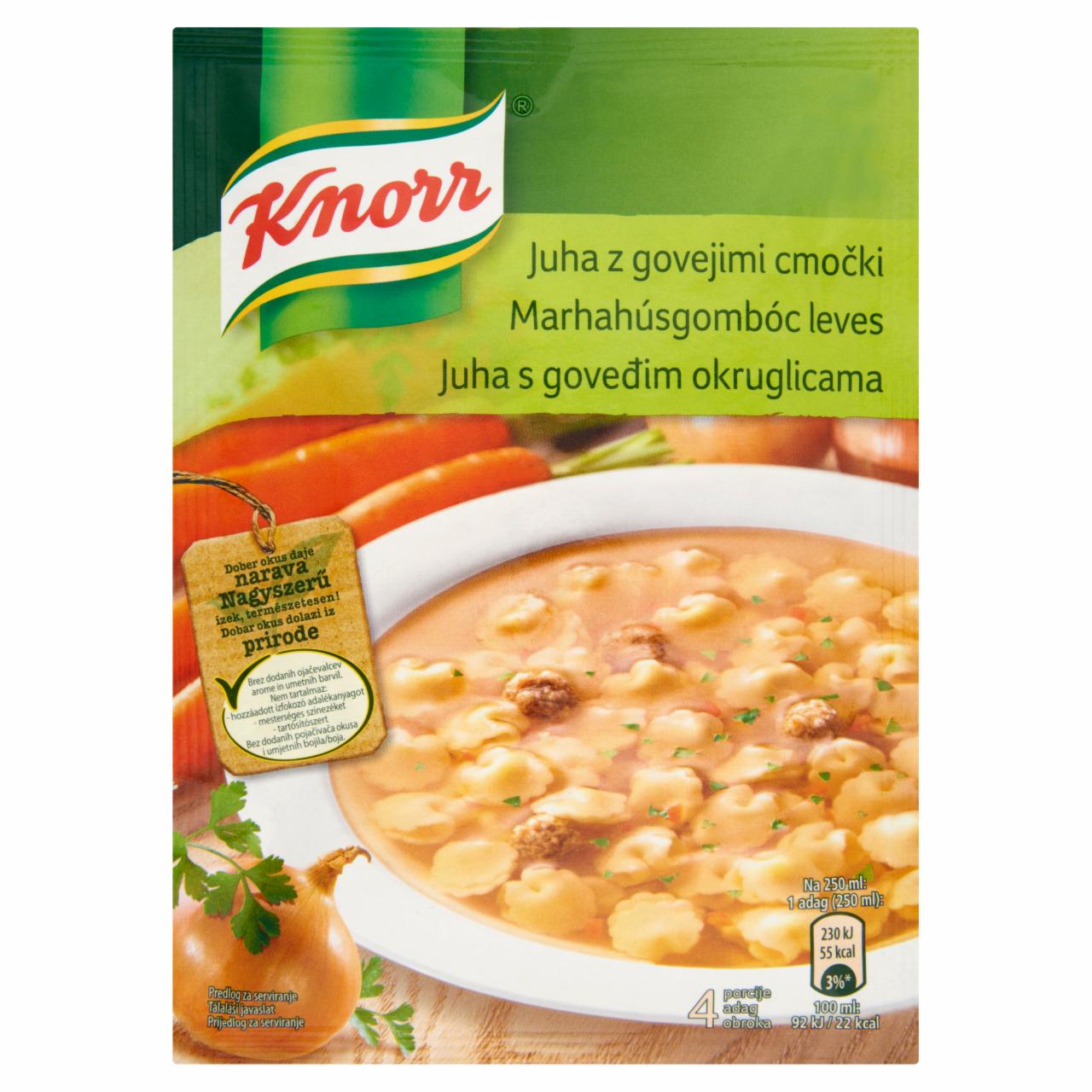Képek - Knorr marhahúsgombóc leves 64 g