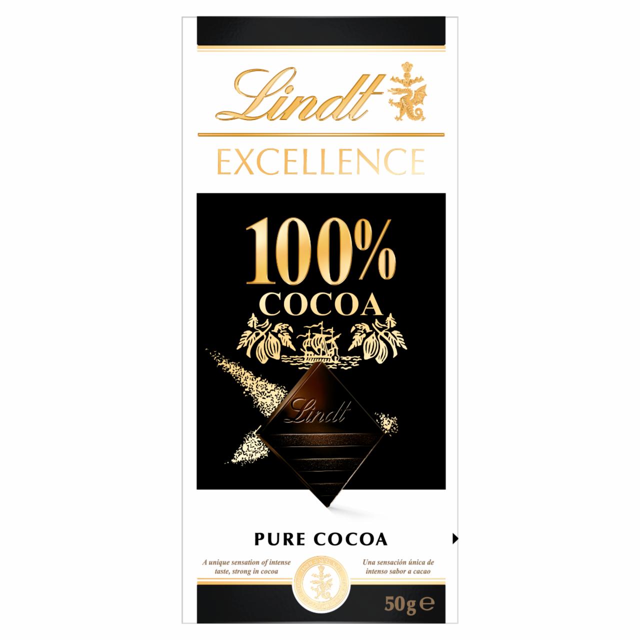 Képek - Lindt Excellence 100% kakaós tábla 50 g