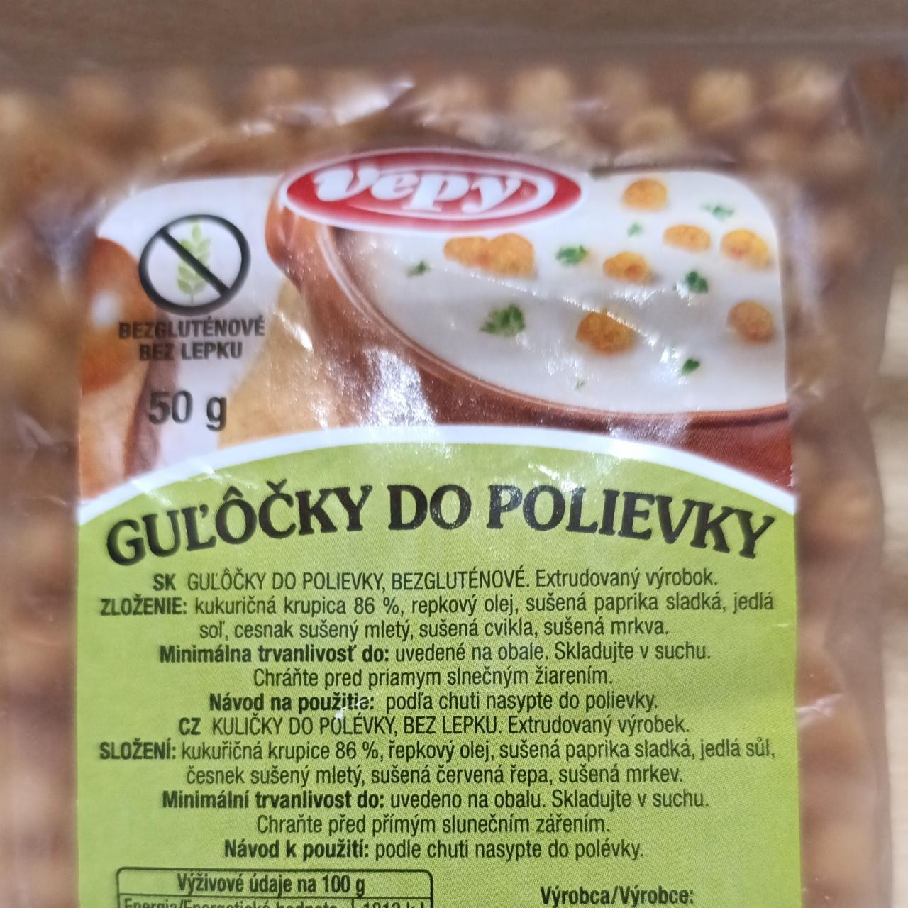 Képek - Gulôčky do polievky Vepy