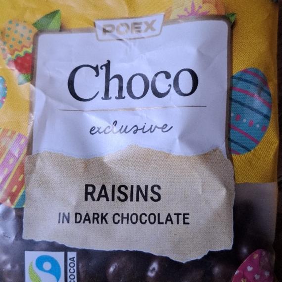 Képek - Choco exclusive Raisins in dark chocolate Poex