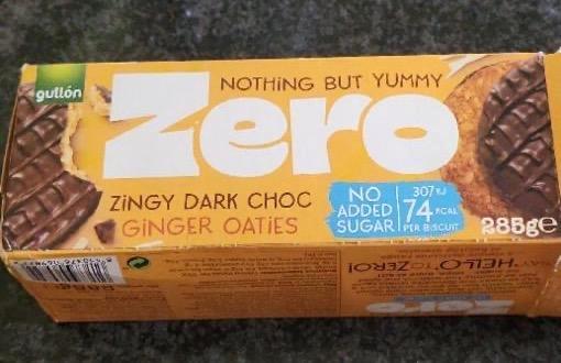 Képek - Zero zingy dark choc ginger oaties Gullón
