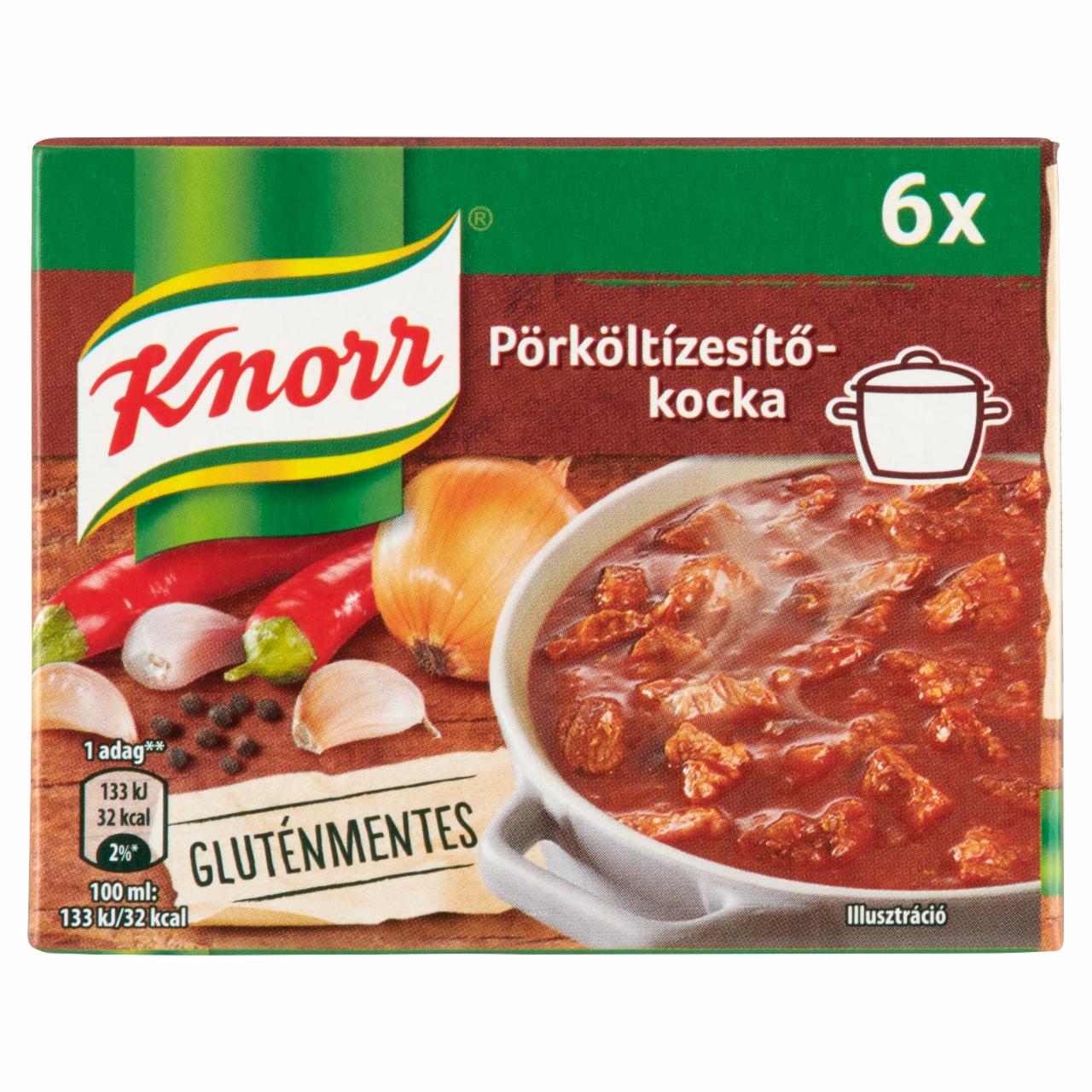 Képek - Knorr pörköltízesítő-kocka 6 x 10 g (60 g)