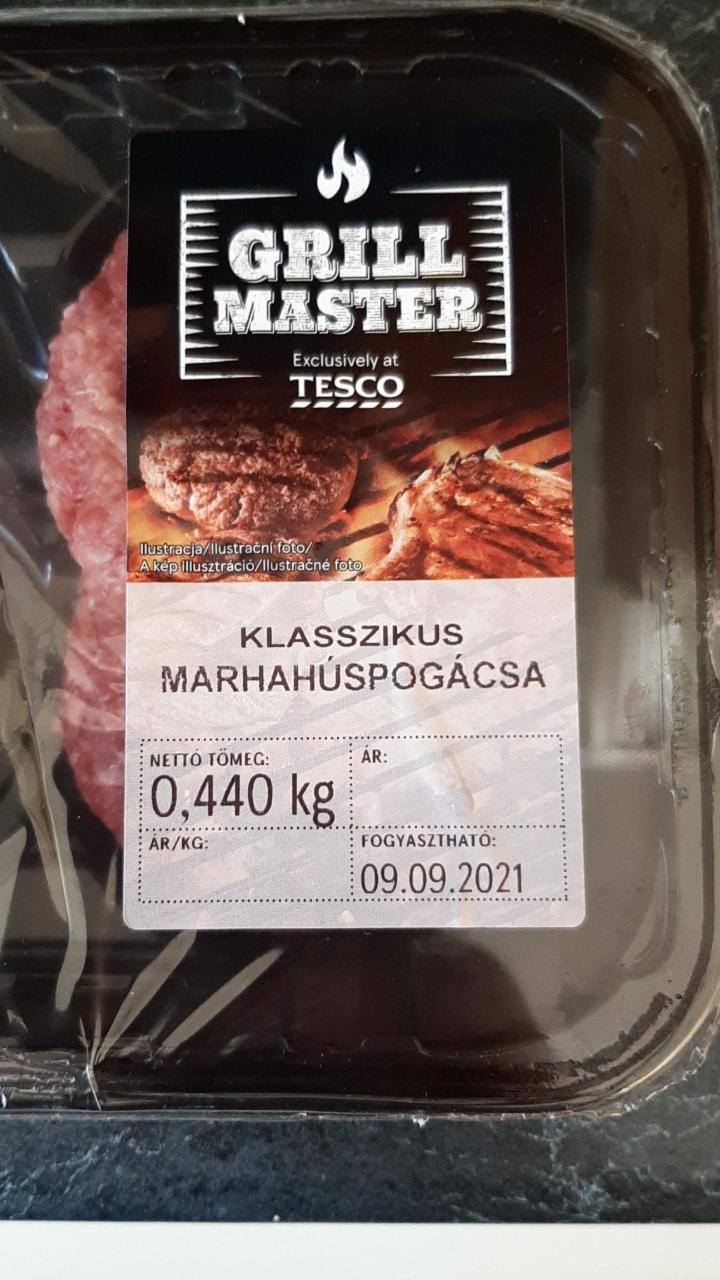 Képek - Marhahúspogácsa Tesco Grill Master