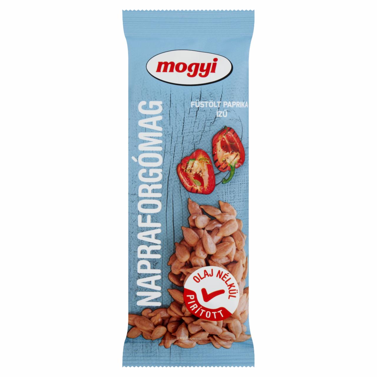 Képek - Mogyi hántolt, pirított füstölt paprika ízű napraforgómag 70 g