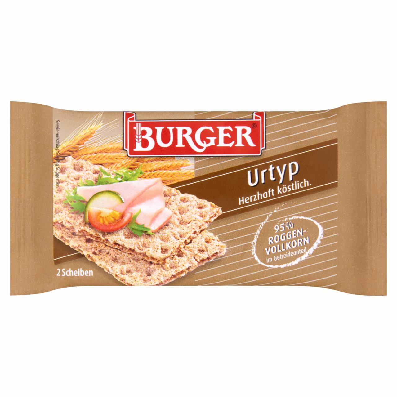 Képek - Burger teljes kiőrlésű rozslisztből készült ropogós kenyér 2 db 20 g