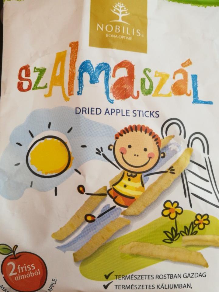 Képek - Szalmaszál dried apple sticks Nobilis