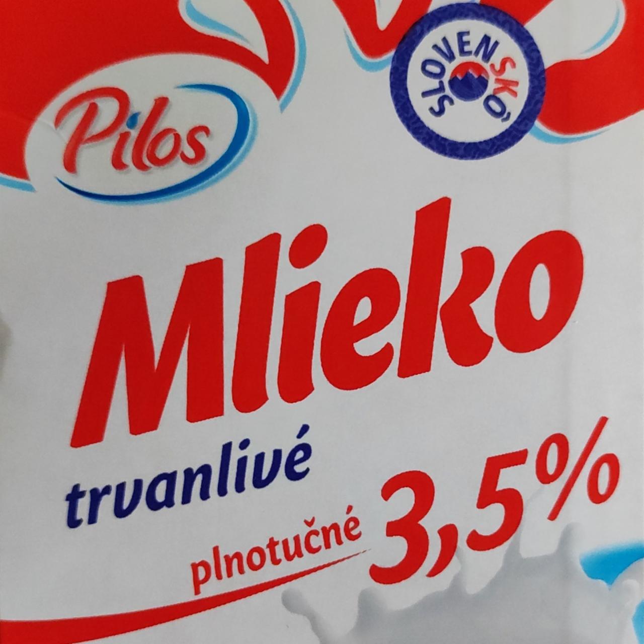 Képek - Mlieko trvanlivé plnotuučné 3,5% Pilos