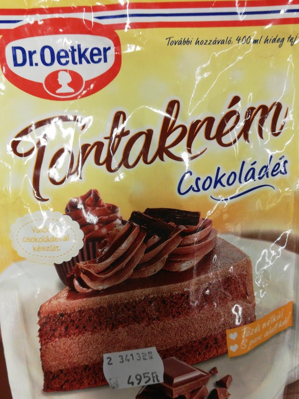 Képek - Csokoládés tortakrém Dr. Oetker