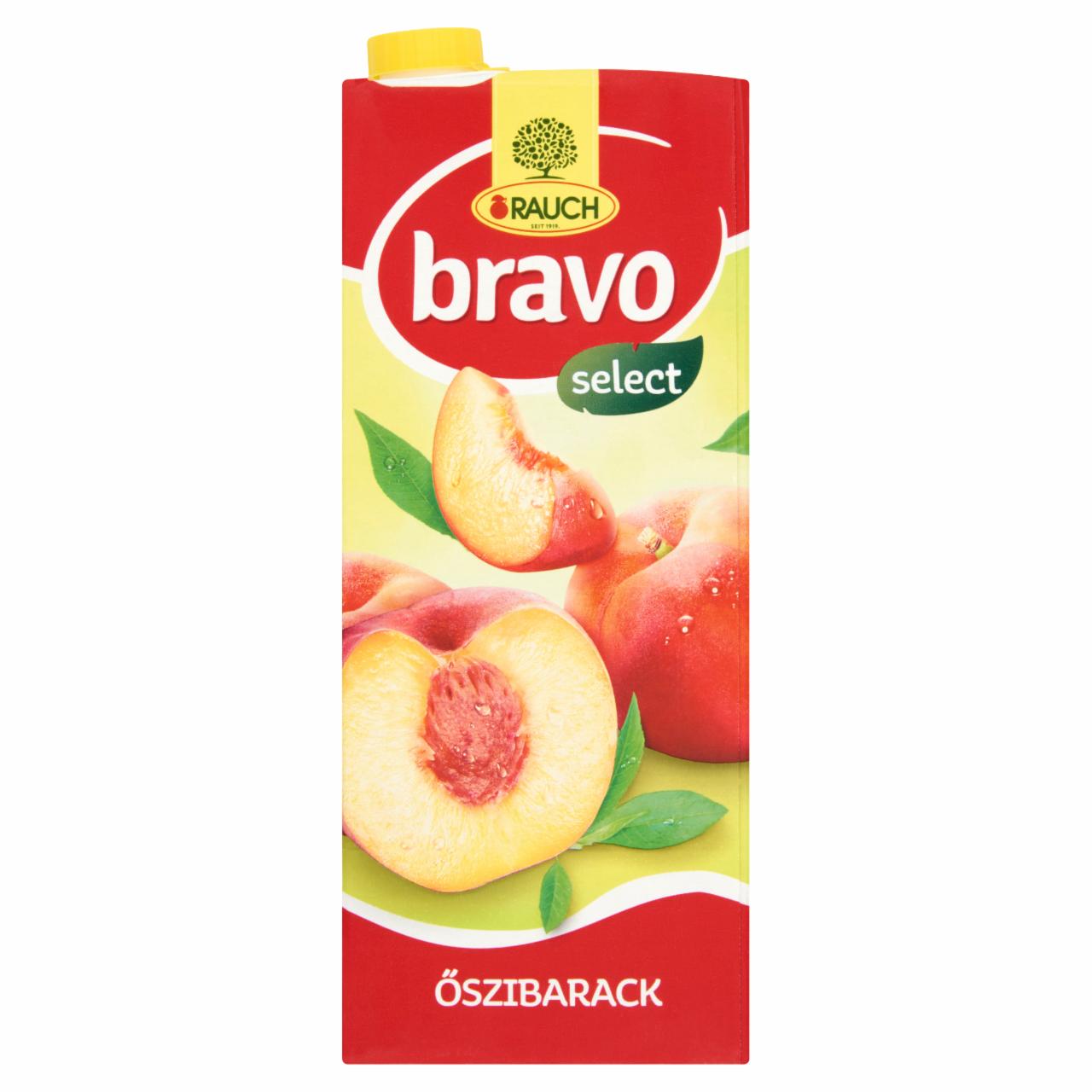 Képek - Rauch Bravo őszibarack gyümölcsital cukorral és édesítőszerekkel, C-vitaminnal 1,5 l