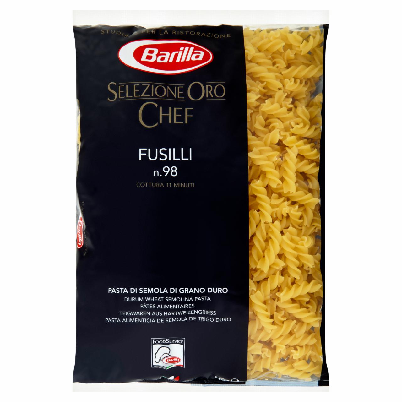 Képek - Barilla Selezione Oro Chef Fusilli apró durum száraztészta 1000 g