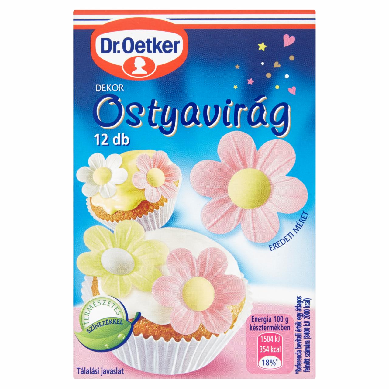 Képek - Dr. Oetker Dekor Ostyavirág 12 db 3 g