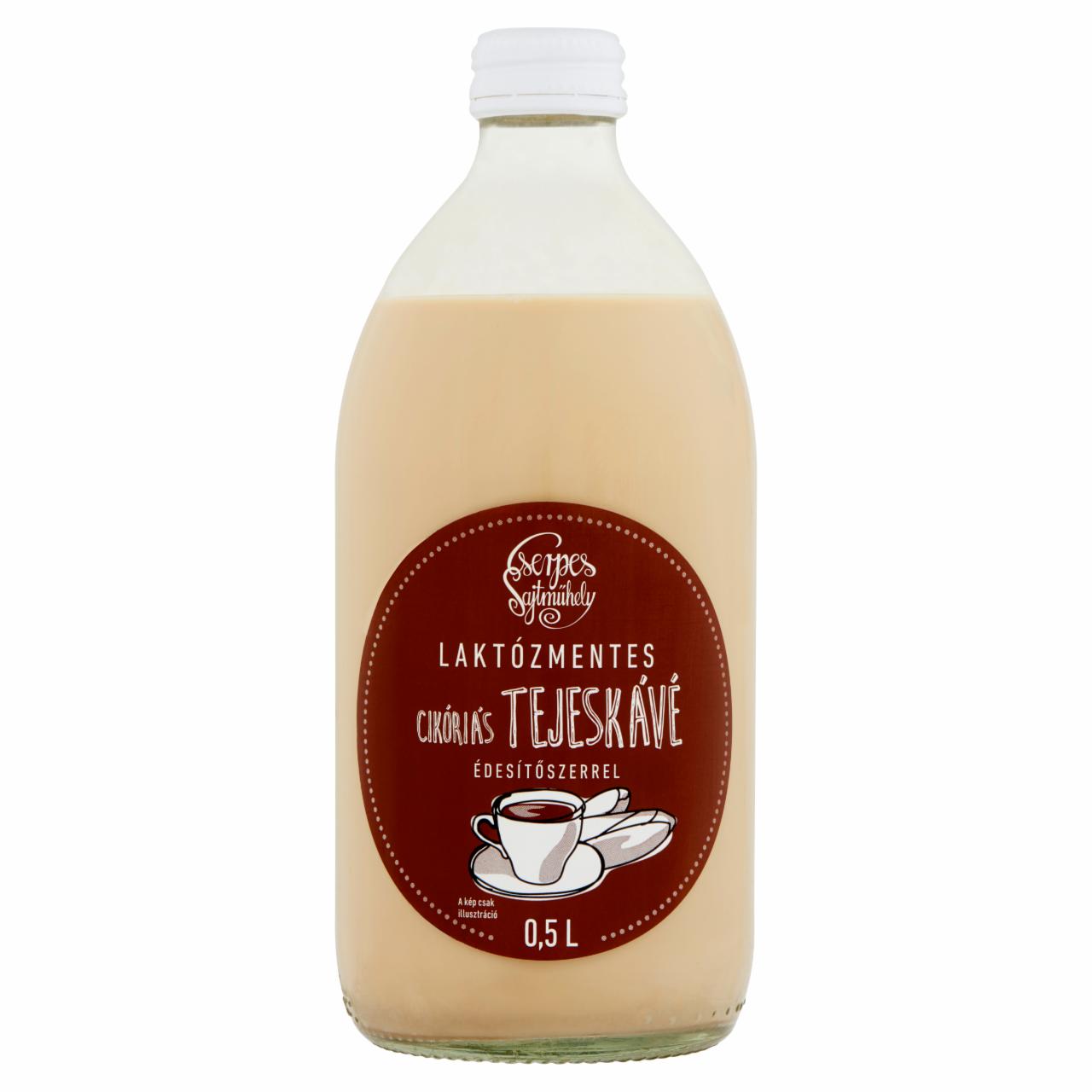 Képek - Cserpes laktózmentes cikóriás tejeskávé édesítőszerrel 0,5 l