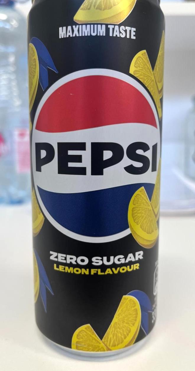 Képek - Pepsi zero sugar lemon flavour