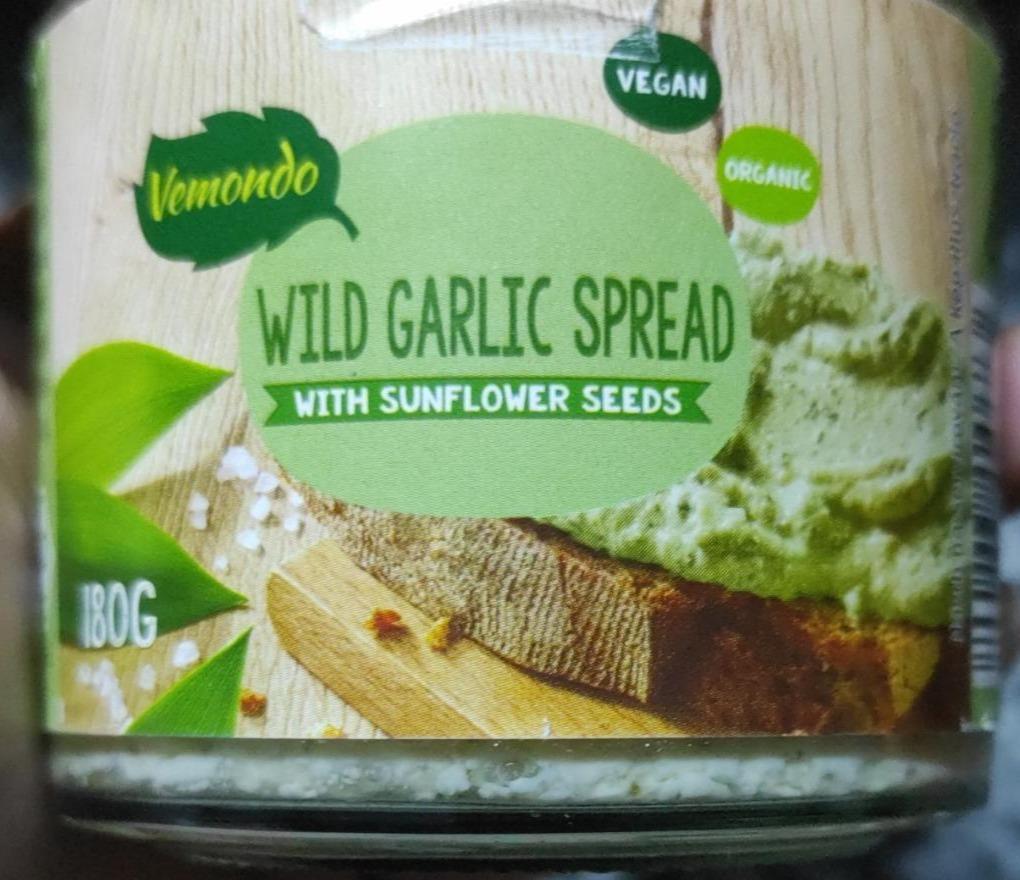 Képek - Organic Wild garlic spread with sunflower seeds Vemondo