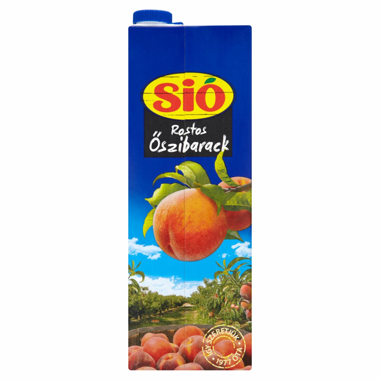 Képek - Sió rostos őszibarack ital 1,5 l