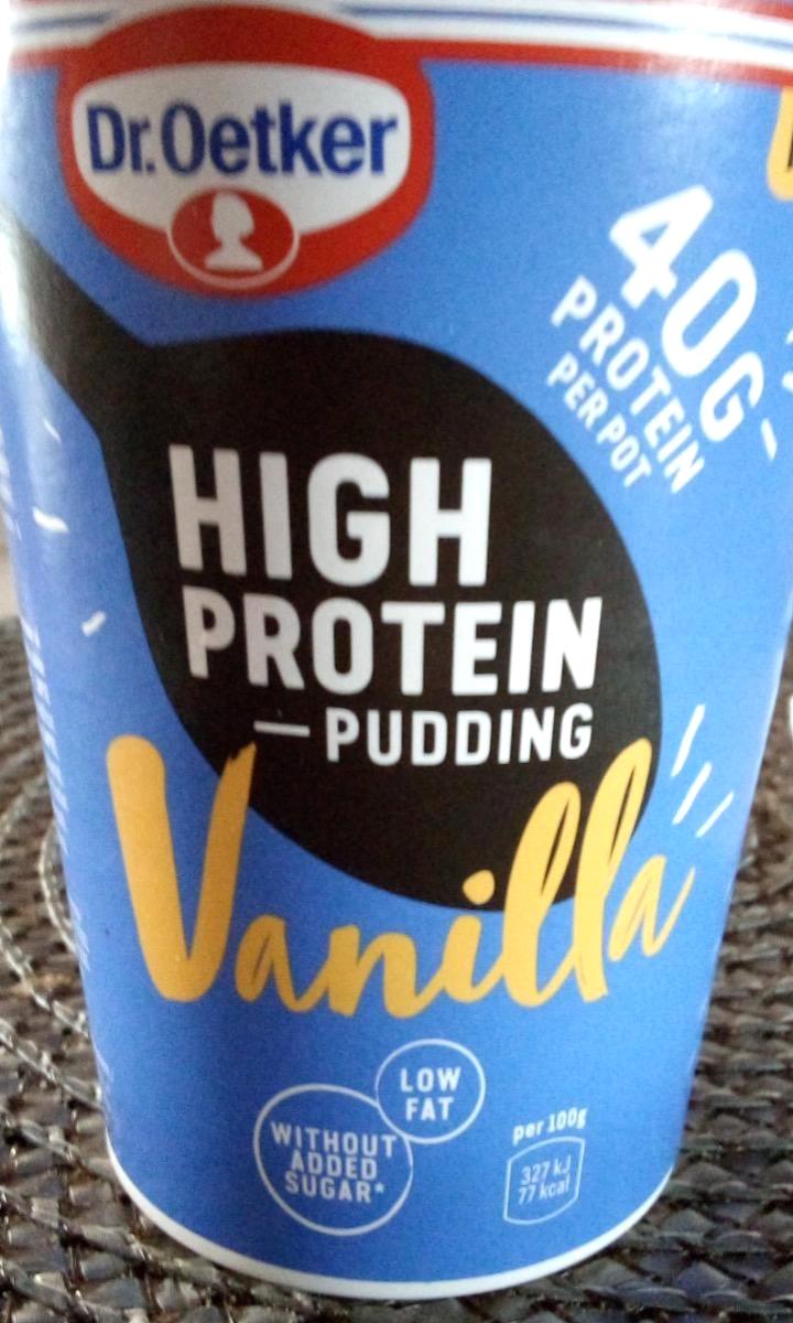 Képek - High Protein vanilla pudding Dr.Oetker