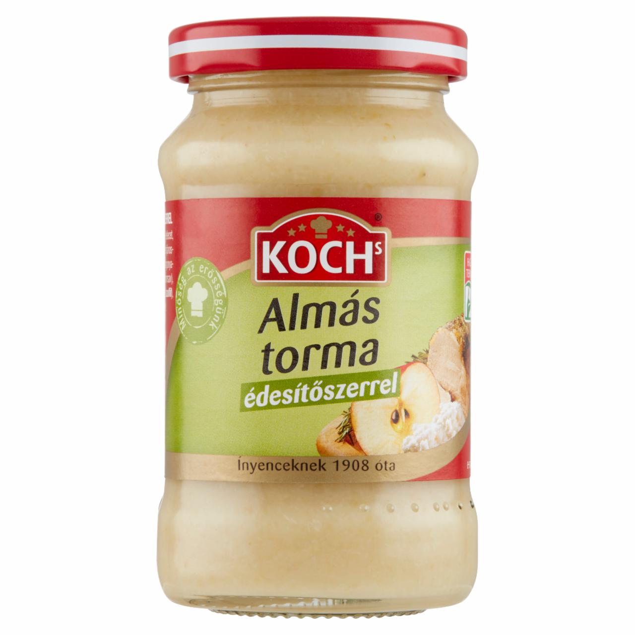 Képek - Koch's almás torma édesítőszerrel 200 g