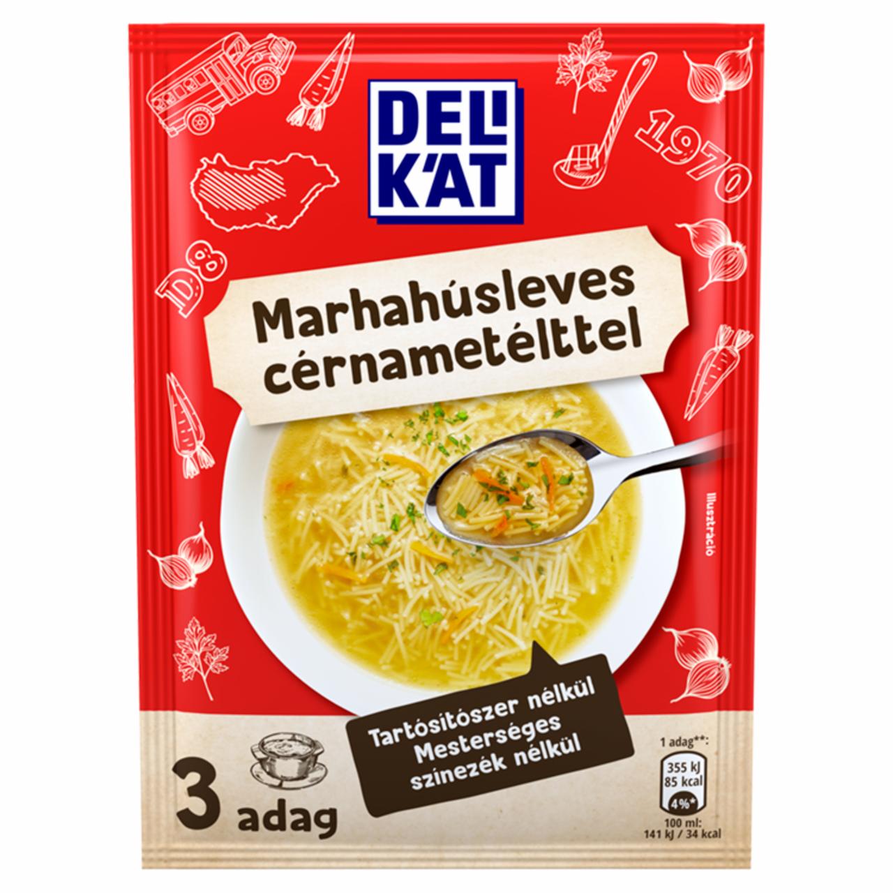 Képek - Delikát marhahúsleves cérnametélttel 73 g