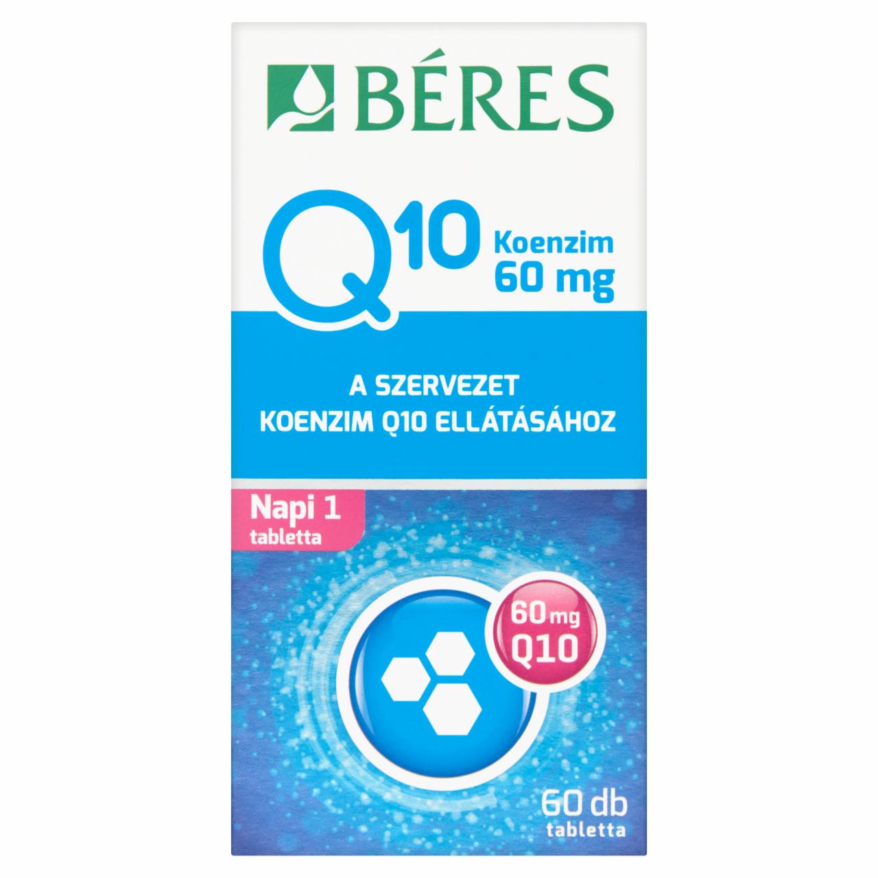 Képek - Béres Koenzim Q10 60 mg tabletta 60 db 33 g