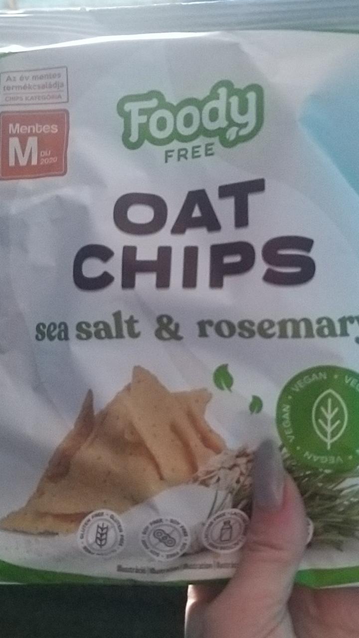 Képek - Foody Free chips zabbal tengeri sóval és rozmaringgal 50 g