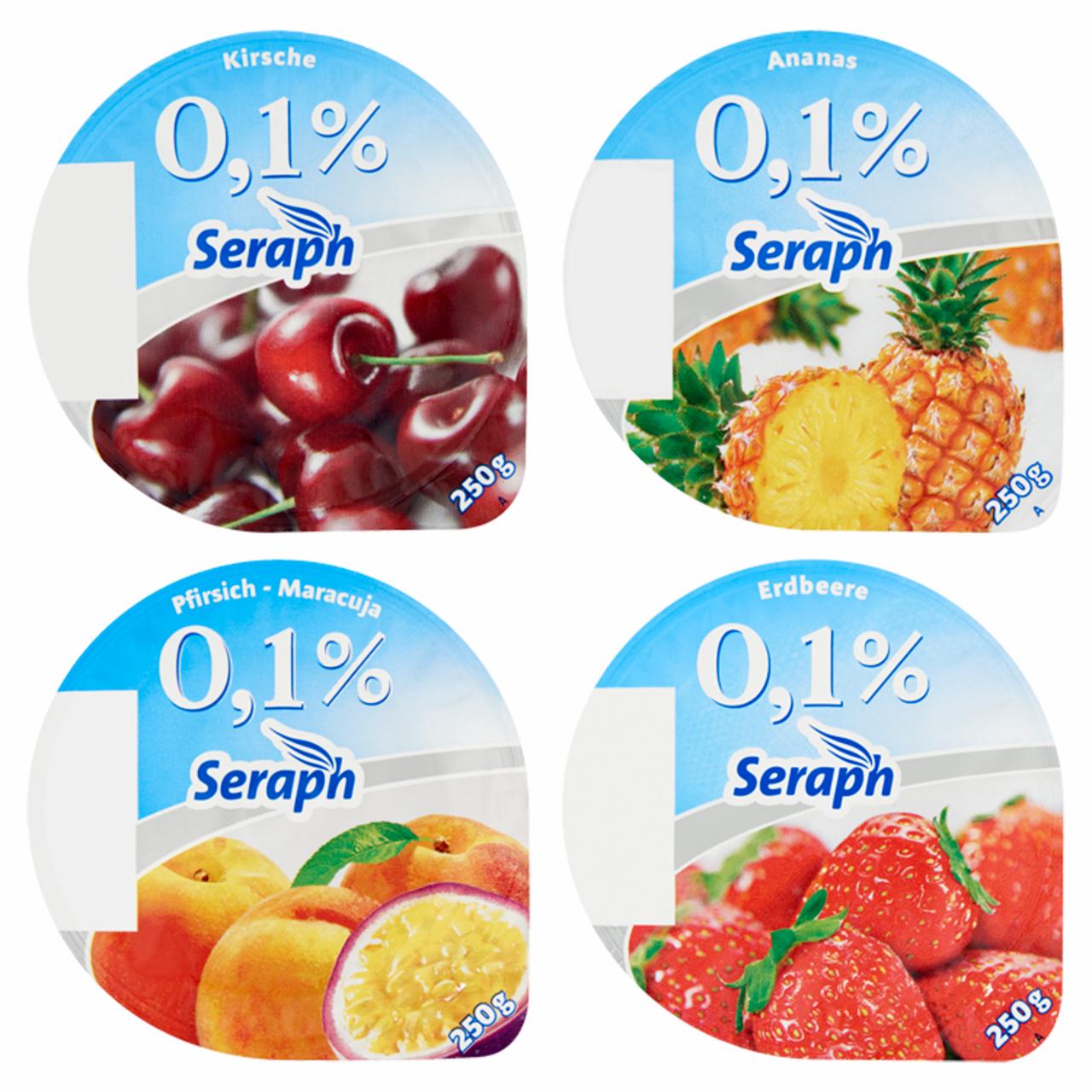 Képek - Seraph 0,1% sovány joghurt gyümölcskészítménnyel 250 g