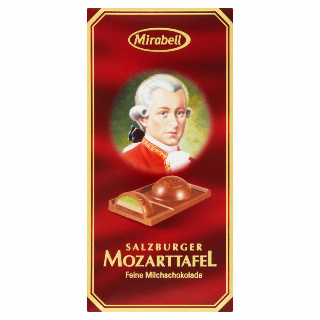 Képek - Mirabell Salzburger Mozarttafel tejcsokoládé mogyoróskrém és marcipán töltelékkel 100 g