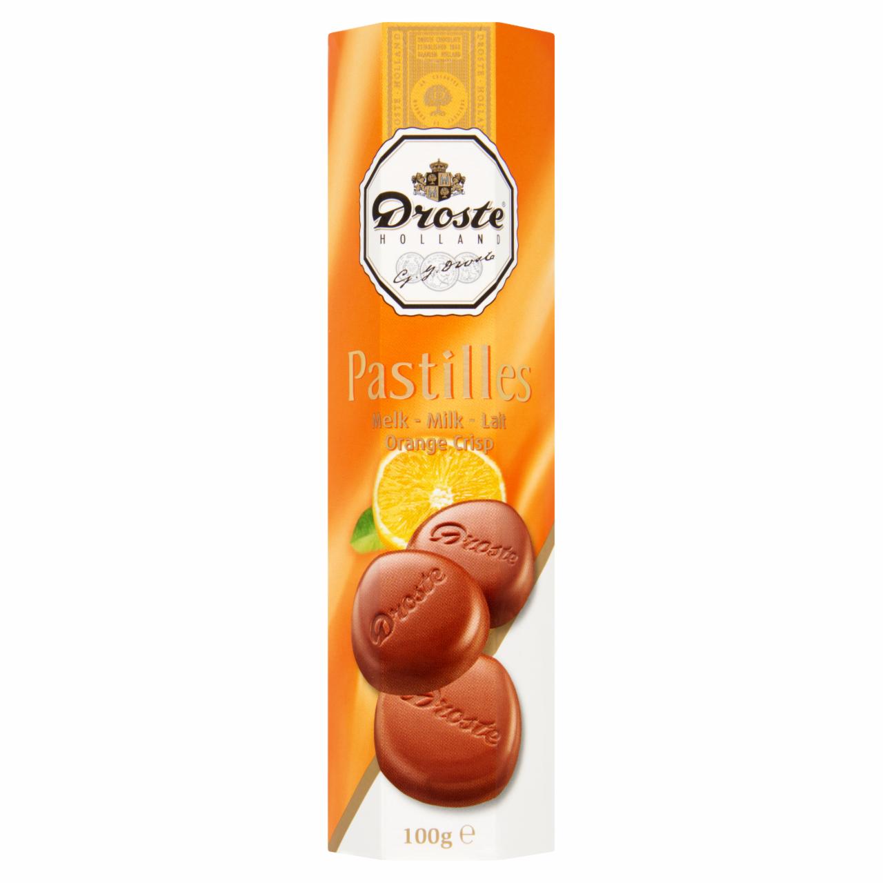 Képek - Droste narancsos tejcsokoládé pasztillák 100 g