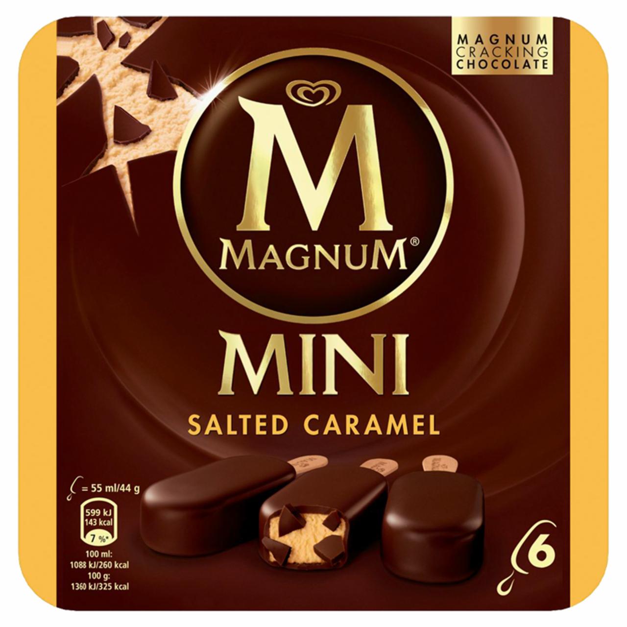 Képek - Magnum Mini multipack jégkrém Sós Karamellás 6 x 55 ml