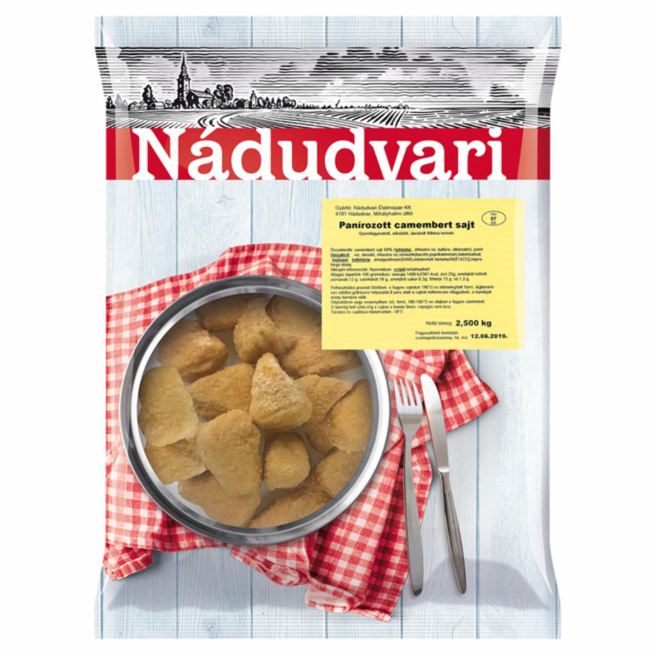 Képek - Nádudvari gyorsfagyasztott panírozott camembert sajt 2,5 kg