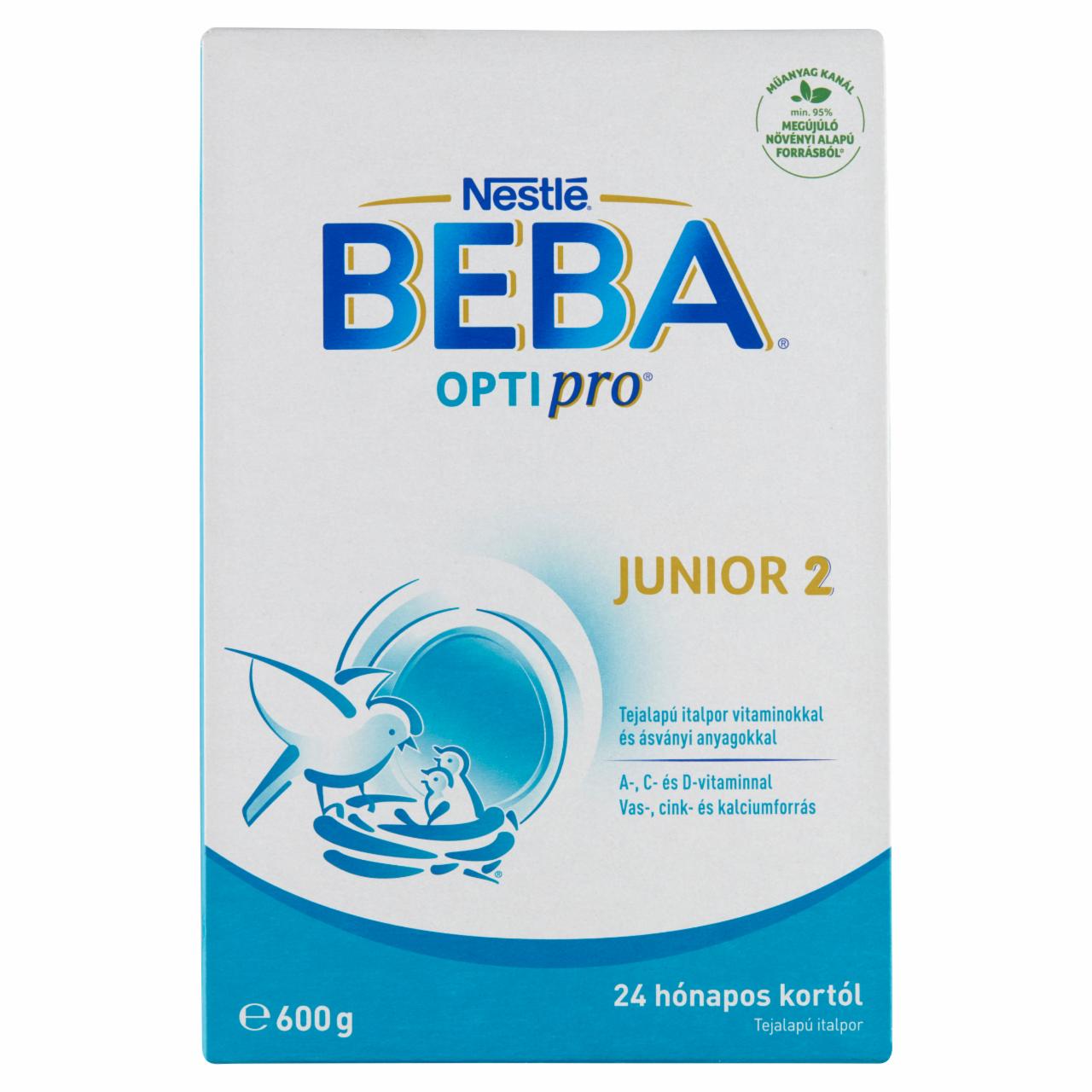 Képek - Beba Optipro Junior 2 tejalapú italpor 24 hónapos kortól 2 x 300 g (600 g)