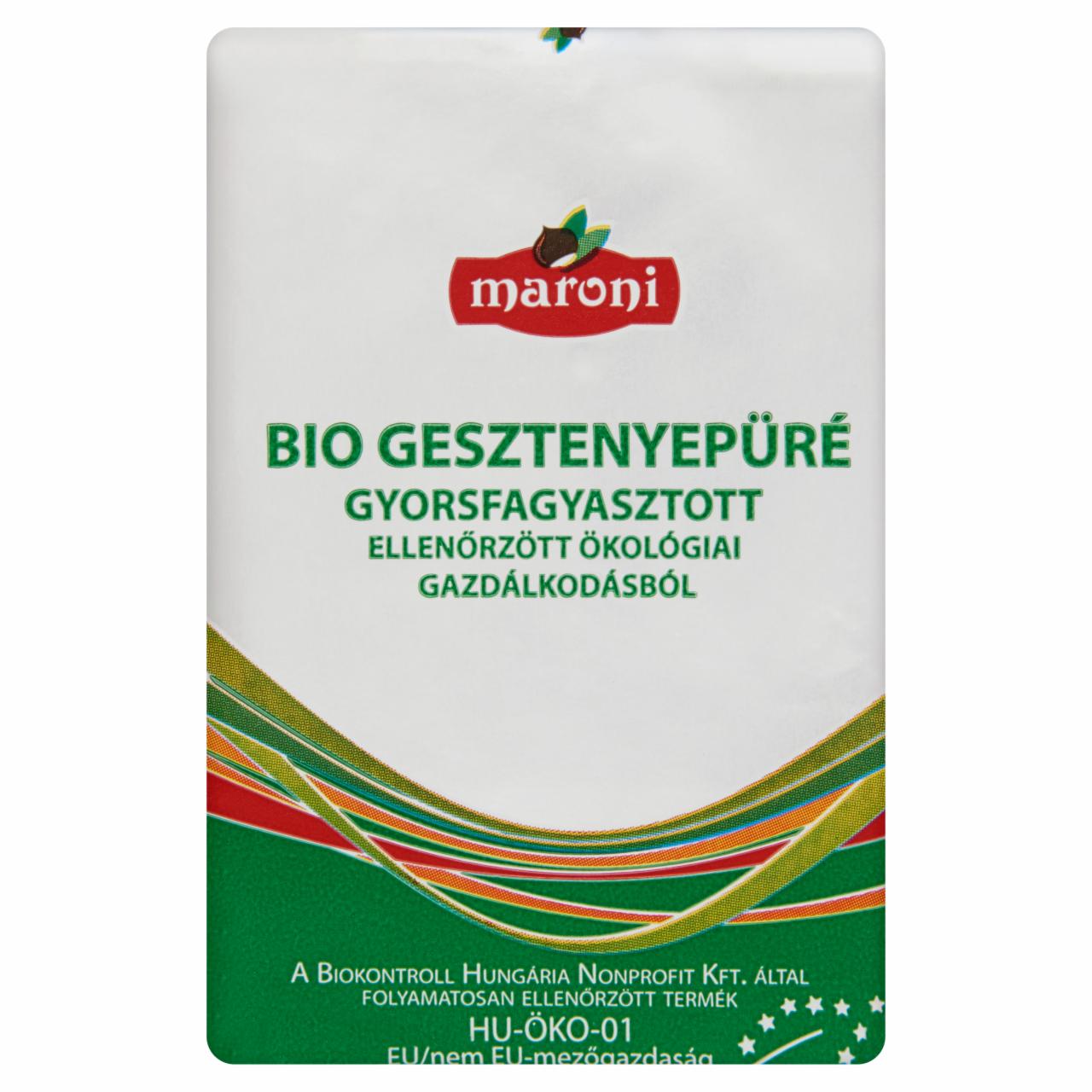 Képek - Maroni gyorsfagyasztott BIO gesztenyepüré 200 g