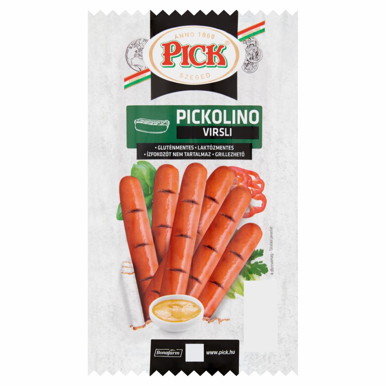 Képek - PICK Pickolino virsli sertéshúsból 140 g 