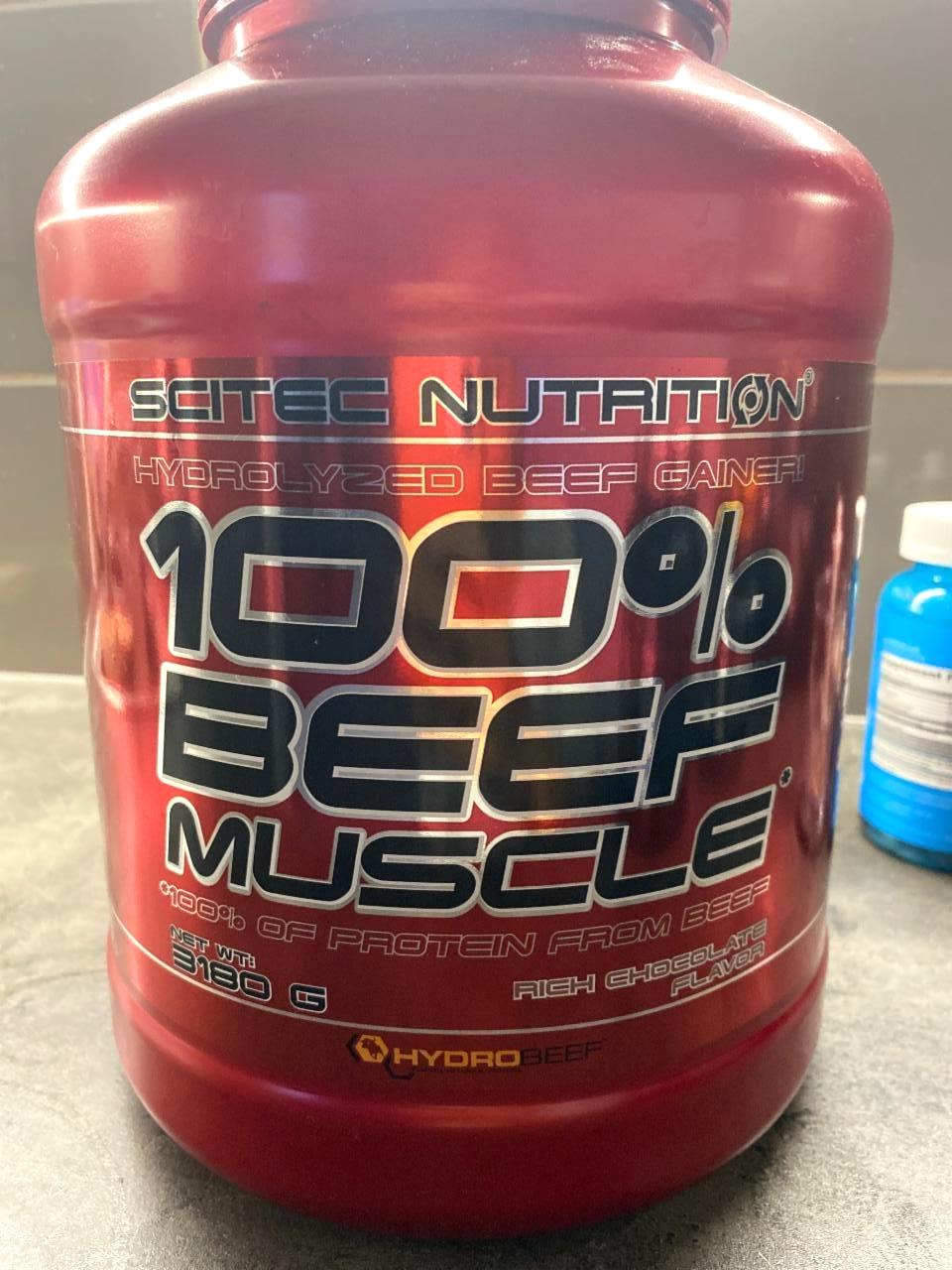 Képek - 100% Beef muscle Rich chocolate flavor Scitec Nutrition