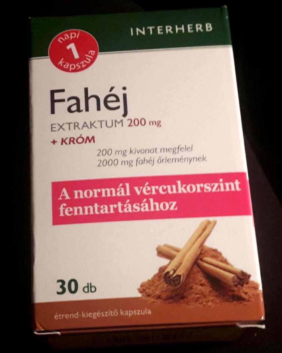 Képek - Fahéj extraktum+króm Interherb