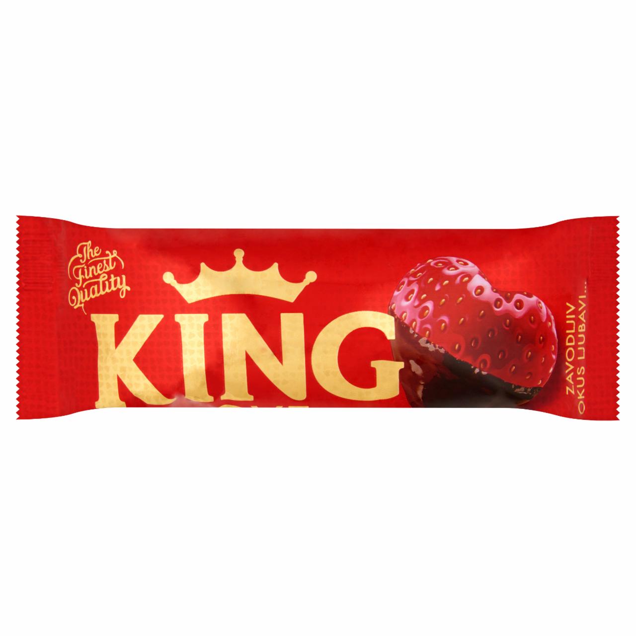 Képek - King Love csokoládés és epres jégkrém 110 ml