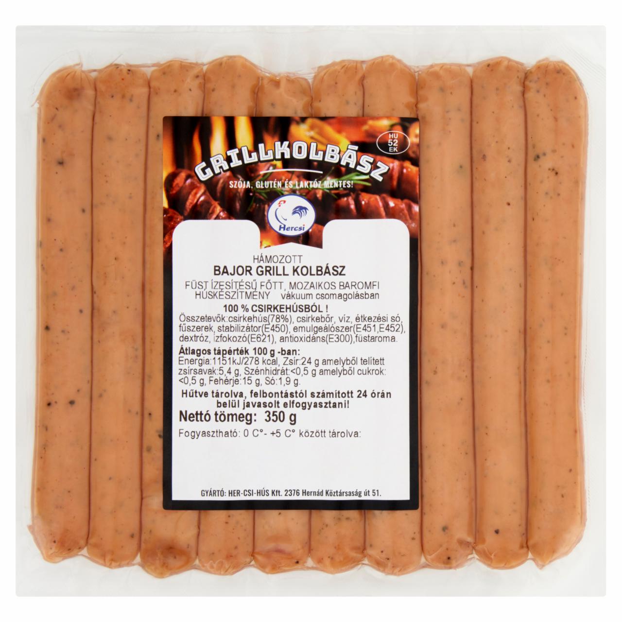 Képek - Hercsi bajor grillkolbász 350 g