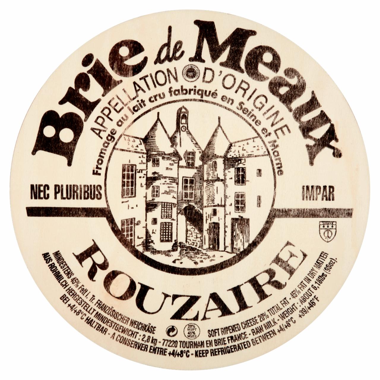 Képek - Brie de Meaux zsíros, fehér nemespenésszel érő lágy sajt