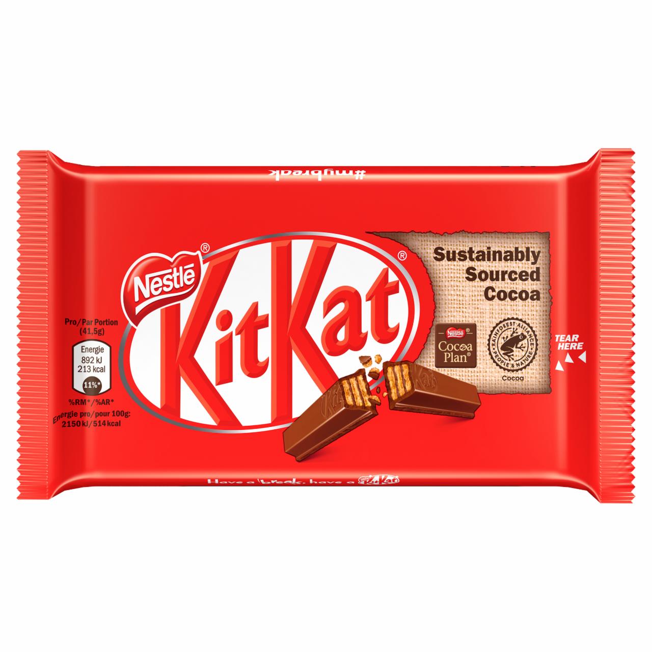 Képek - KitKat ropogós ostya tejcsokoládéban 41,5 g