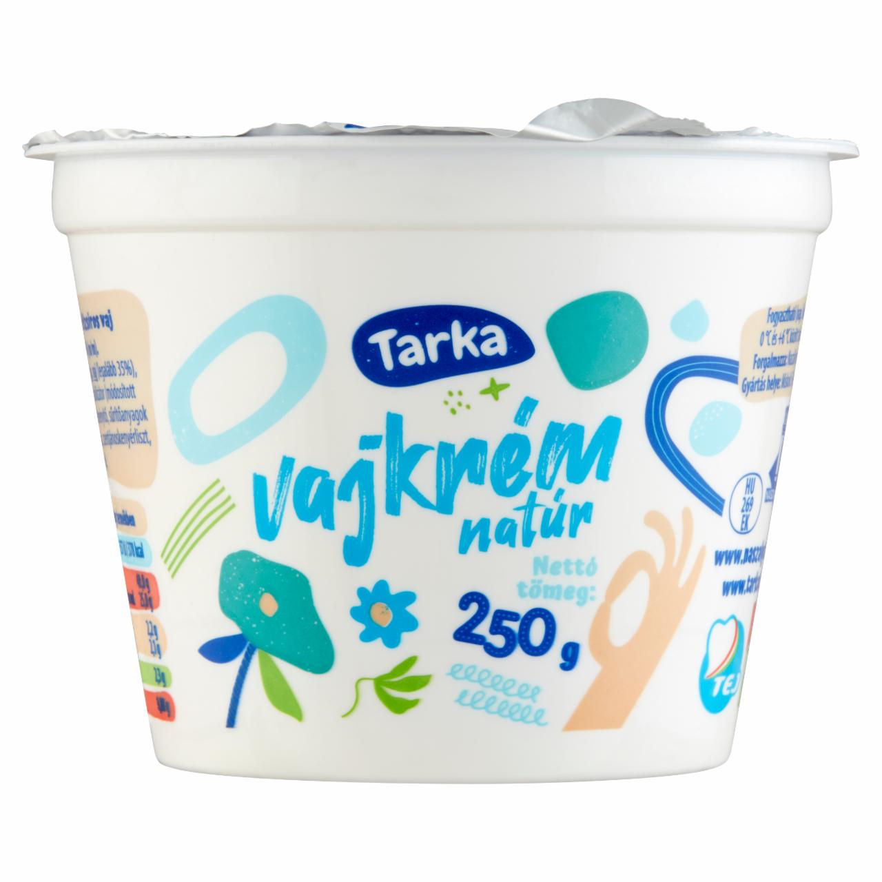 Képek - Tarka natúr vajkrém 250 g