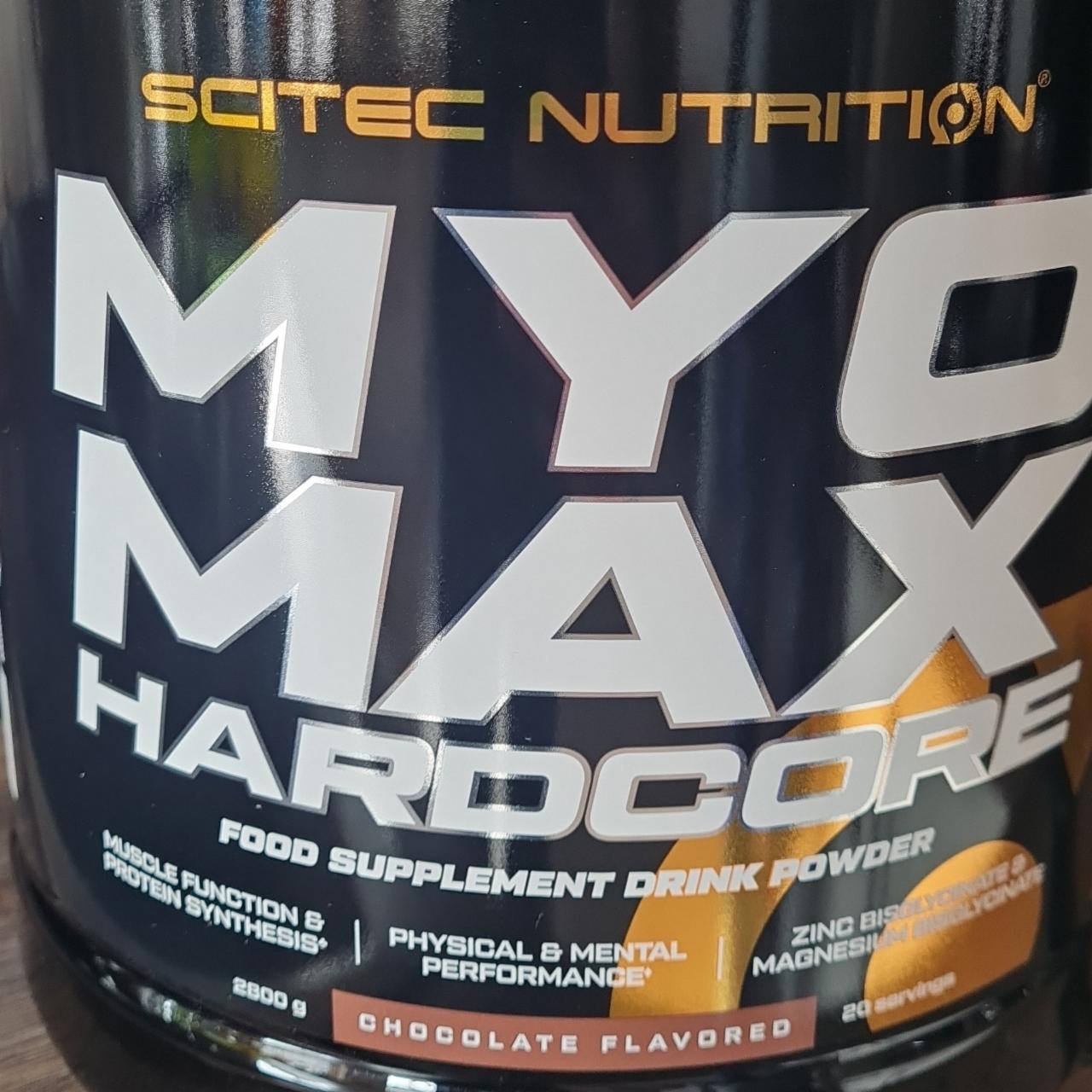 Képek - Myomax hardcore Chocolate flavored Scitec Nutrition