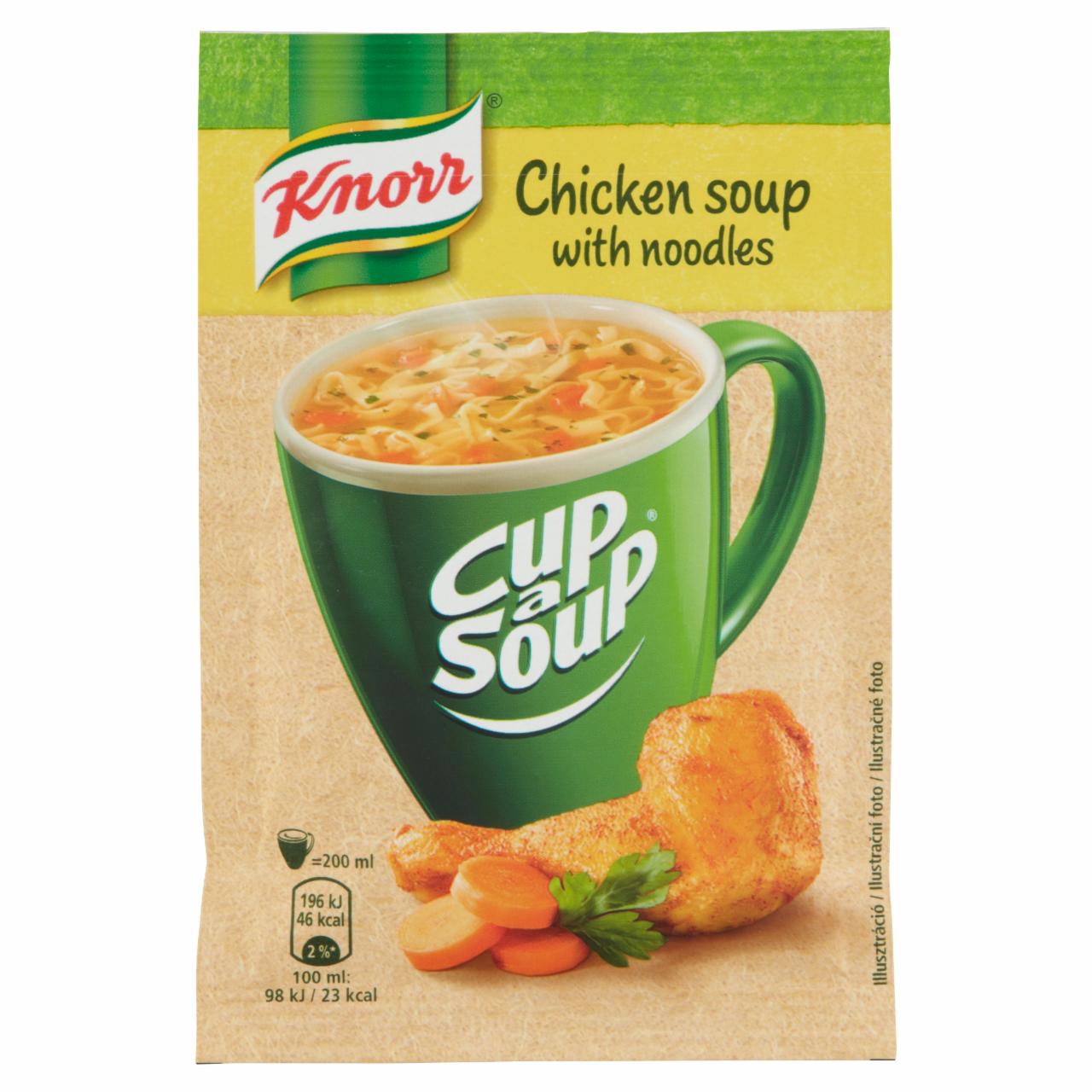 Képek - Knorr Cup a Soup instant tyúkhúsleves tésztával 12 g