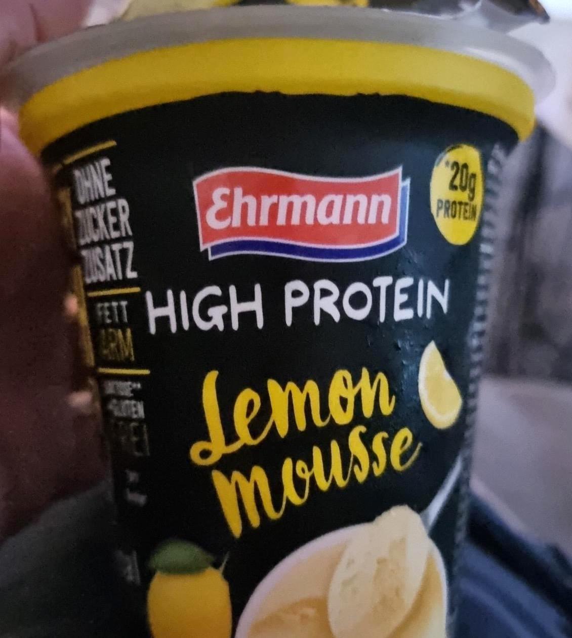 Képek - High protein Lemon mousse Ehrmann