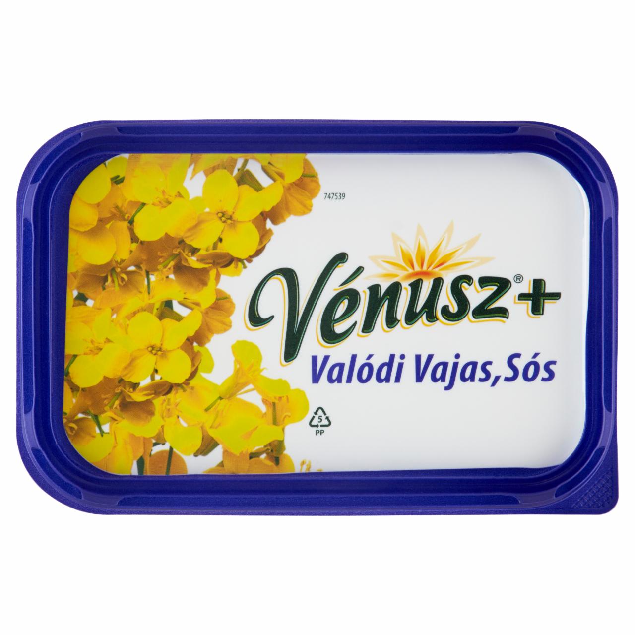 Képek - Vénusz+ Valódi Vajas, Sós 55% zsírtartalmú margarin 450 g