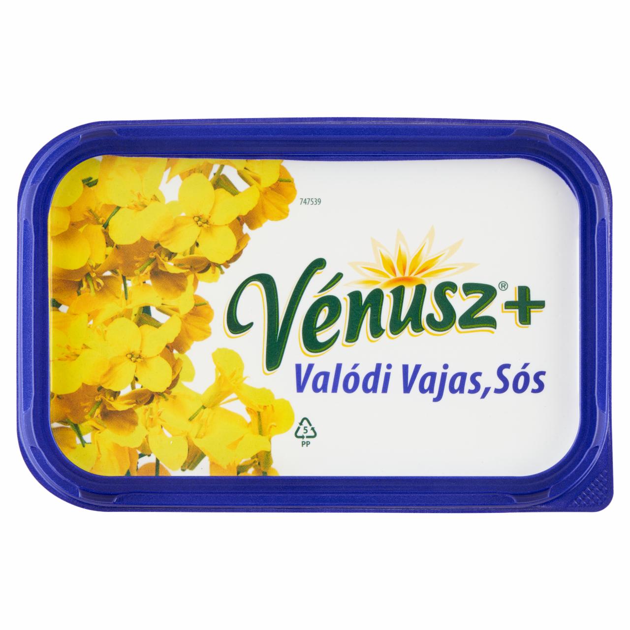 Képek - Vénusz+ Valódi Vajas, Sós 55% zsírtartalmú margarin 450 g