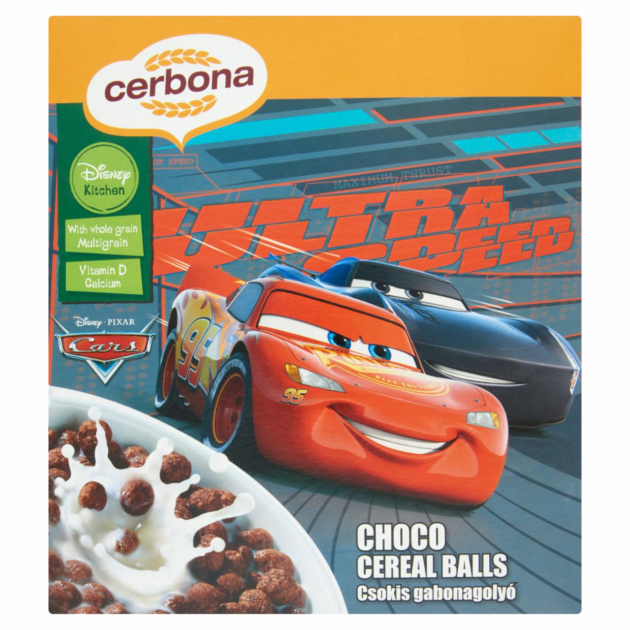 Képek - Cerbona Disney Pixar Cars csokis gabonagolyó 225 g